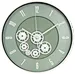 round shape plastic wall clock